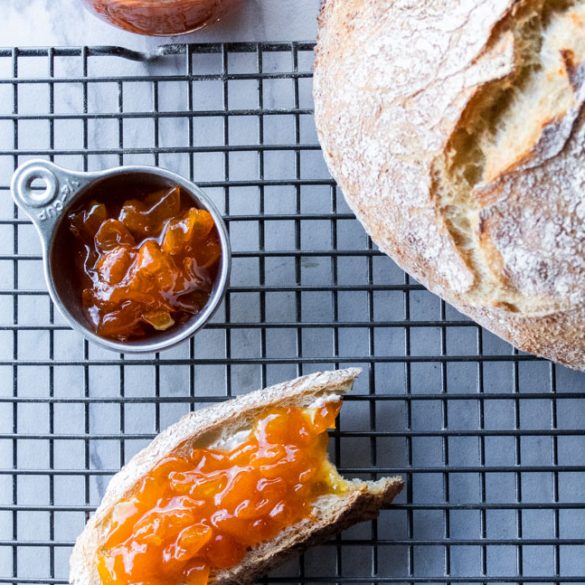 kumquat marmalade on toast