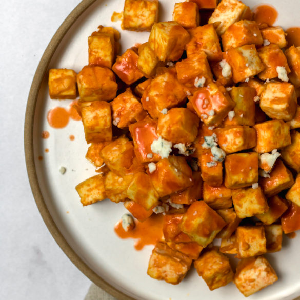 tofu buffalo bites ready to eat